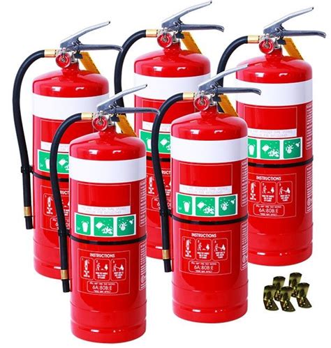 Buy 5 X 9kg Dry Chemical Powder Extinguishers Best Deal