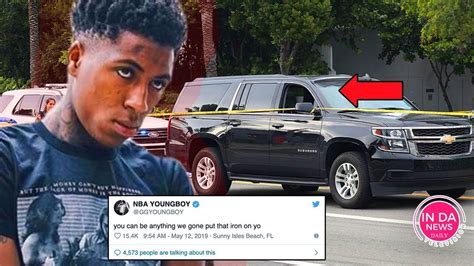 NBA Youngboy Gave His Location RIGHT Before Car was HIT in Miami ...