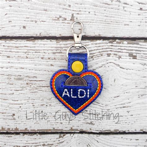 Quarter Keeper Aldi Quarter Aldi Keychain Quarter Holder Etsy