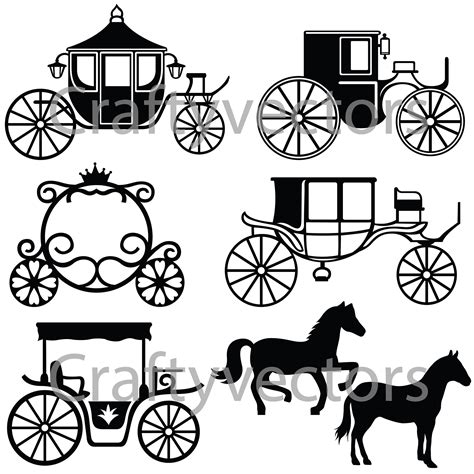 Horse Carriage Drawing