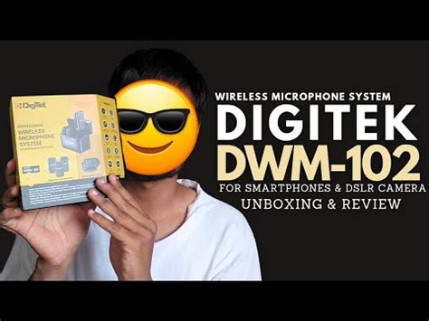 Budget Wireless Microphone Digitek Dwm Unboxing And Review