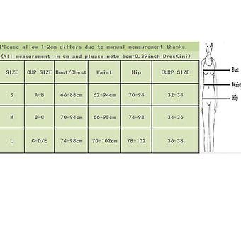 Kvinders Sexy Metal Chain Strap Bikini Sæt 2 Piece Badedragt Badedragt Fruugo DK