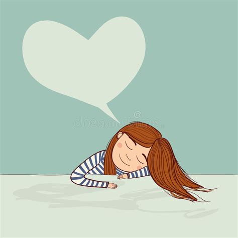 Little Girl Dreaming Clipart Heart