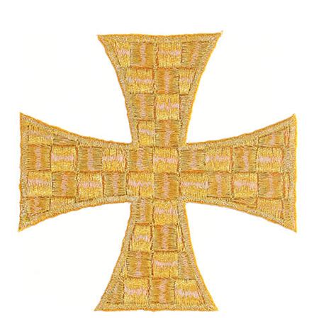 Maltese Cross Self Adhesive Golden Emblem 4 In Online Sales On