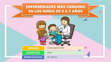 Enfermedades Comunes En Los Niños De 0 A 5 Años Ppt