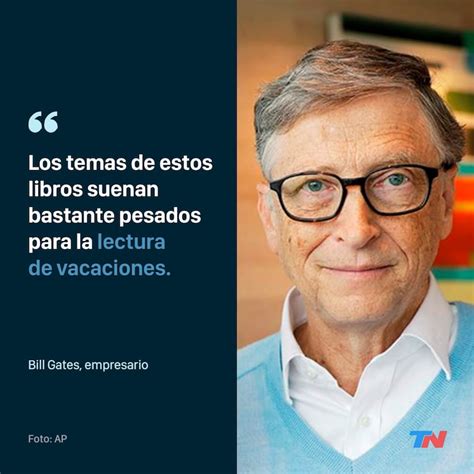 Los 5 Libros Recomendados Por Bill Gates Para Leer En Vacaciones Tn