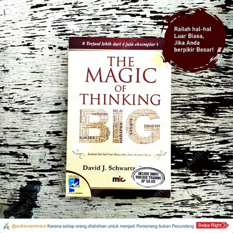 Jual Buku The Magic Of Thinking Big David J Schwartz Ph D Shopee