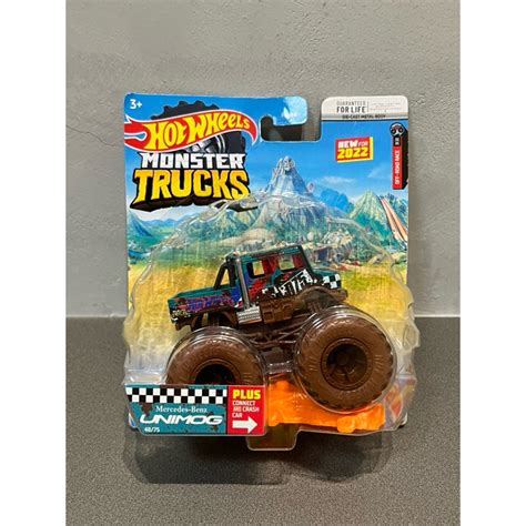 Hot Wheels Monster Trucks 風火輪 大腳車 Mercedes Benz Unimog 賓士 蝦皮購物