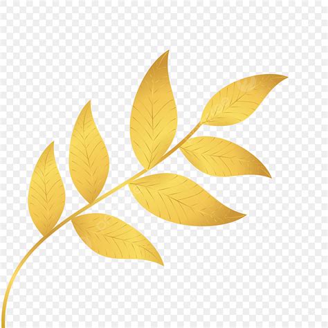 Elegant Leaves Vector Png Images Elegant Gold Leaves Leaf Gold