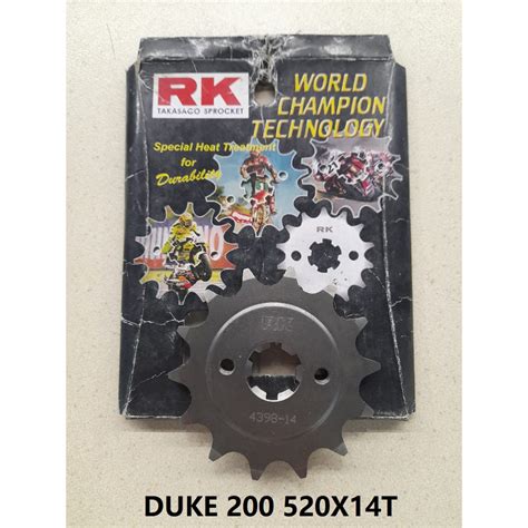 RK SPROCKET MOTOR YAMAHA XJ6 KTM DUKE 200 390 RKM SPROCKET ORIGINAL