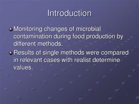 Ppt Changes Of Microbial Contamination In Different Phases Of Meat