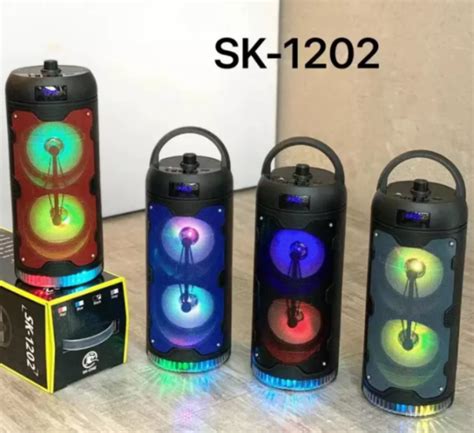 New Hot Sale Sk Rgb Disco Led Light Wireless Boombox Party Box