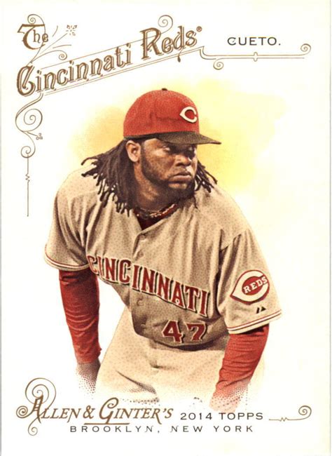 2014 Topps Allen And Ginter Cincinnati Reds Baseball Card 69 Johnny