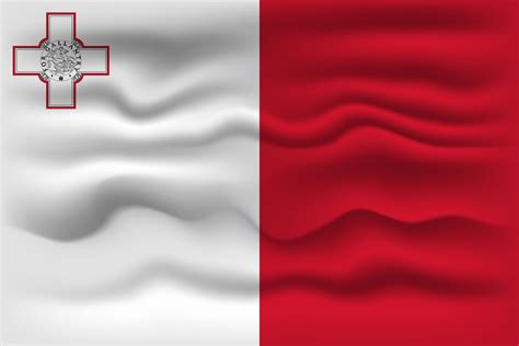 Waving Flag Of The Country Malta Vector Illustration 17589533 Vector