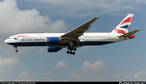 G YMMA British Airways Boeing 777 236ER Photo By Graeme Williamson ID