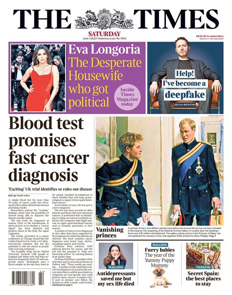 Times Front Page 3rd Of June 2023 Tomorrows Papers Today