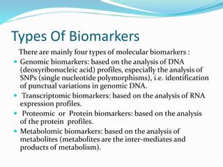 Types of Biomarkers | PPT