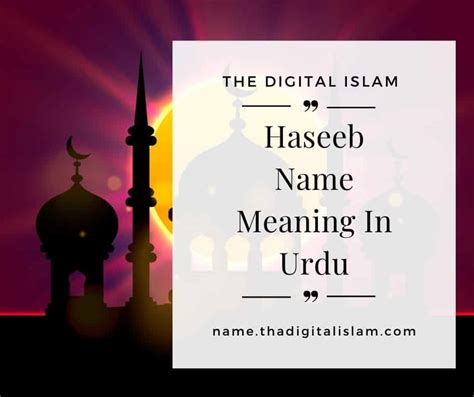 Haseeb Name Meaning In Urdu December 2024