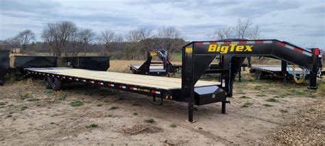 2023 Big Tex Trailers 16gn 355 Flatbed Gooseneck Trailer With Mega