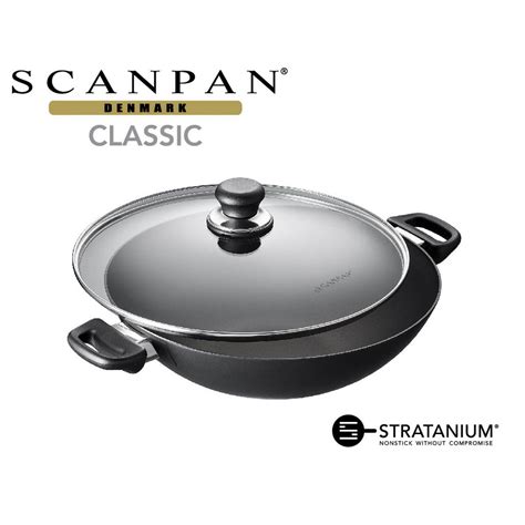 Scanpan Classic 32cm Covered Wokchef Pan Shopee Singapore