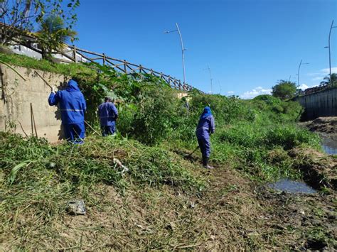 Limpeza de canais acontece em quatro pontos da cidade Camaçari Alerta