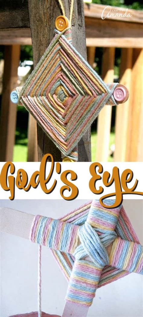 How to make a god s eye craft weaving for kids – Artofit