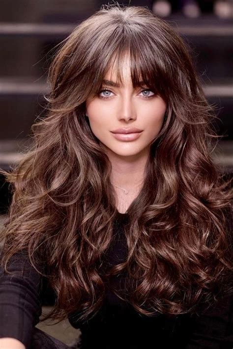 20 Trendy Haircut Ideas With Curtain Bangs Long Hair Cuts Medium