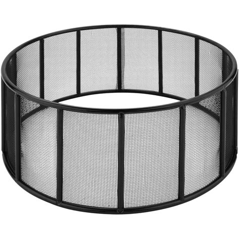 Get 14 X 6 Black Round Mesh Fence Riser