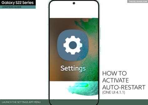 How To Activate Auto Restart On Samsung Galaxy S22