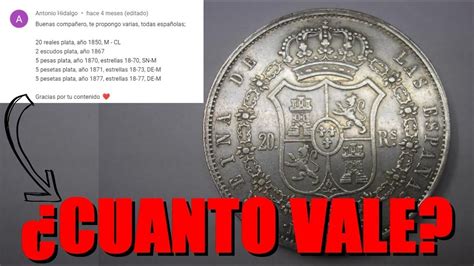 CUÁNTO VALE la moneda de 20 Reales de 1850 CL de Isabel II Pregunta