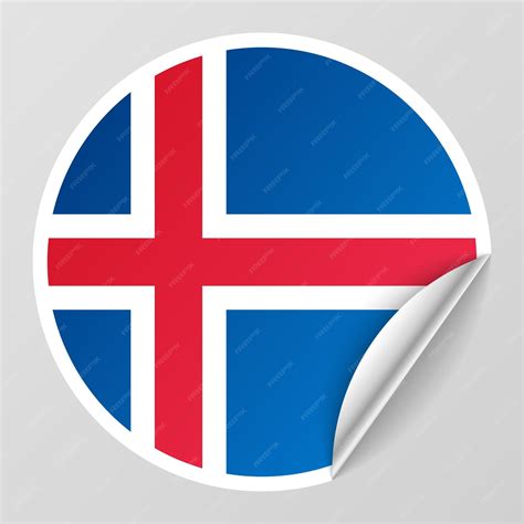 Premium Vector | Eps10 vector patriotic background with iceland flag colors
