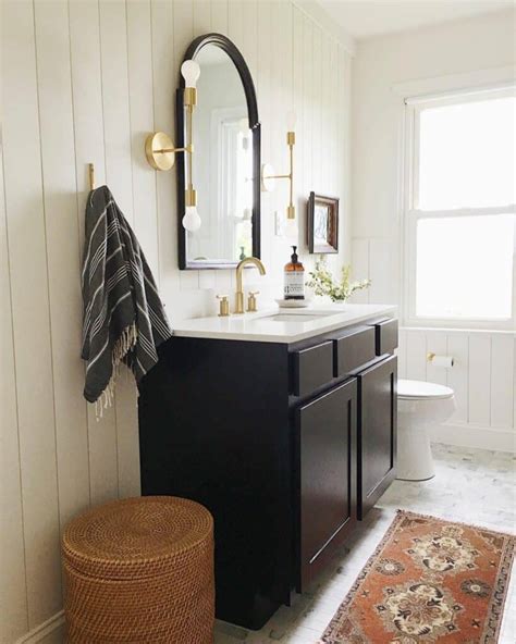 White Vertical Shiplap Bathroom Feature Wall Soul Lane