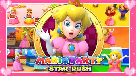 Mario Party Star Rush All Minigames Peach Gameplay YouTube