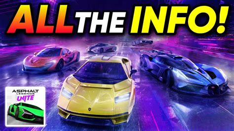 ALL The DETAILS About Asphalt Legends Unite Asphalt 9 Legends New