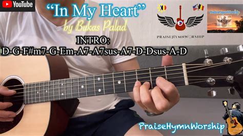 In My Heart By Bukas Palad Intro Only Fingerstyle And Guitar Chords