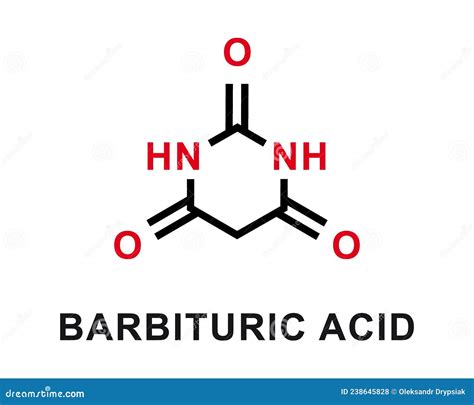 Formule Chimique Acide Barbiturique Structure Mol Culaire Chimique De