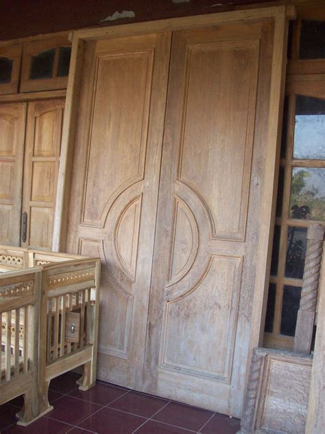 Contoh Pintu Rumah Kayu Jati Images