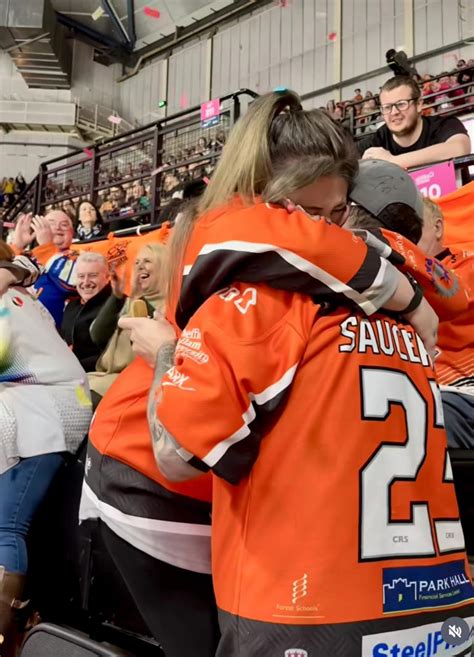 Watch The Moment Sheffield Steelers Sweethearts Callum And Jess Get