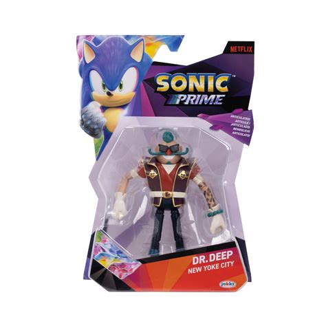 Sonic Prime - 5" Articulated Figure - Dr. Deep - Walmart.com