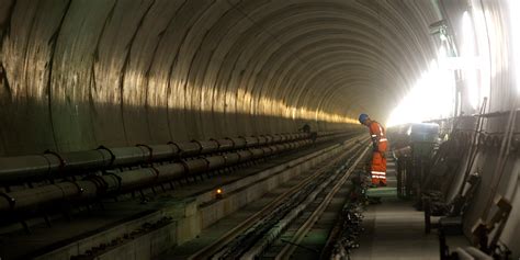 Longest train tunnel in the world just opened - Business Insider