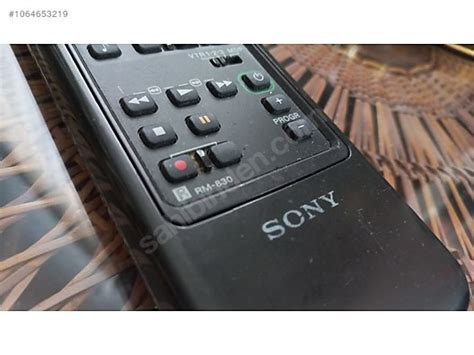 SONY RM 830 TV KUMANDA ÇİFT TARAFLI ORJINAL TV Uzaktan Kumanda ve