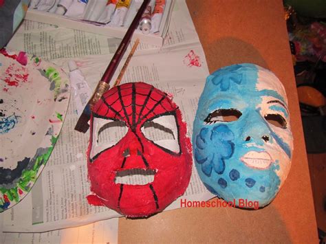 Gipsmasken Spiderman Homeschool News Und Blog Jan Und Bernice Zieba