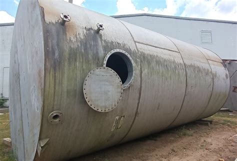 20000 Gallon Stainless Steel Tank Internal Coils 12 Diameter X 24