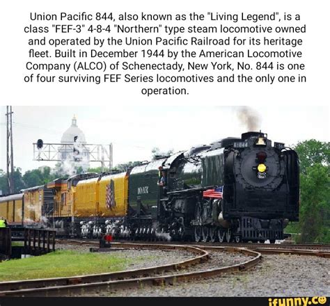 Union Pacific 844 Also Known As The Living Legend Is A Class Fef 3