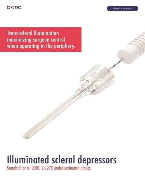 illuminated scleral depressors