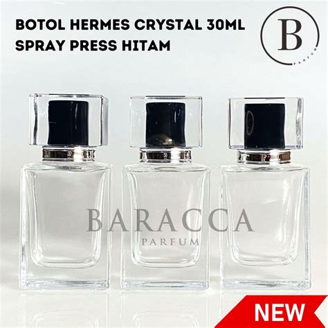 Jual Botol Parfum Crystal Ml Press Hitam Botol Crystal Press