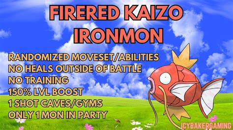 FIRERED KAIZO IRONMON CHALLENGE 5k ATTEMPTS YouTube