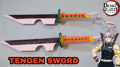 How To Make A Demon Slayer Uzui Tengen Sword Kimetsu No Yaiba YouTube