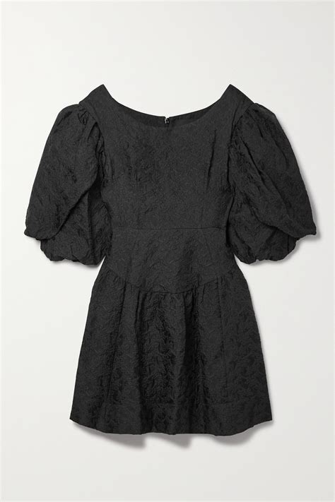 Simone Rocha Womens Floral Jacquard Mini Dress In Black Modesens