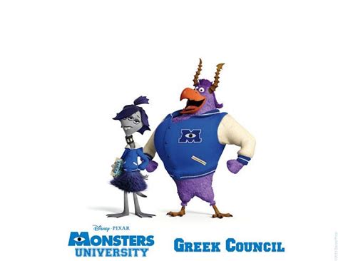 Monsters University Greek Council Poster In 2024 Monster University